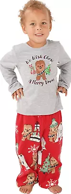 Buy MUNKI MUNKI Toddler Kid's 2-Piece Chewbacca Holiday Pajama Set Sz 4T Star Wars • 13.77£