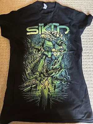 Buy Sikth Band T Shirt Ladies MEDIUM - Metal, Rock, Festival • 7.95£