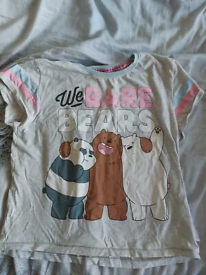 Buy Primark We Bare Bears Pyjama Shirt UK Size 10-12 M • 5£