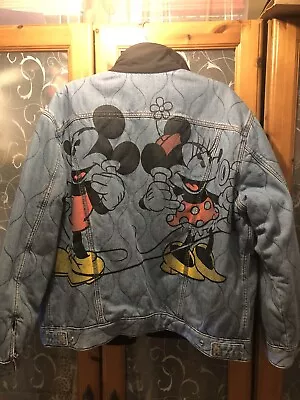 Buy Levis Mickey Mouse Denim Reversible Jacket Size XL • 160£