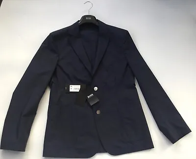 Buy BNWT 100% Auth Hugo Boss, Men's Luxury Navy Thin Blazer / Jacket. IT 50 EU40 • 149£