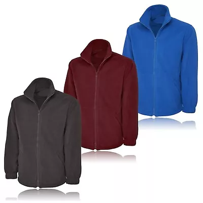 Buy Mens Adult Full Zip Warm Fleece Jackets-LEISURE WORK HIKING FISHING WALKING COAT • 13.89£