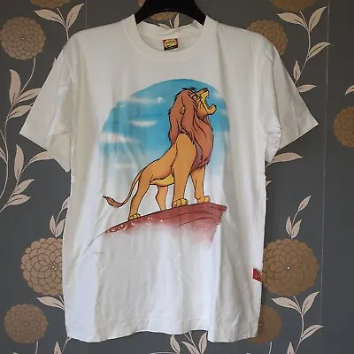 Buy 90s The Lion King Simba T-Shirt Large 44inch Chest Retro Vintage • 39.99£