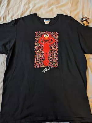Buy Champion X Sesame Street Women's Elmo Short Sleeve Tshirt Black Sz XXL • 32.02£