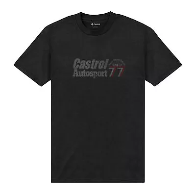 Buy Official Castrol Unisex 1977 T-Shirt Crew Neck Short Sleeve T Shirt Tee Top • 30.95£