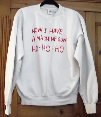 Buy Now I Have A Machine Gun Ho Ho Ho Sweatshirt Christmas Jumper - Size L • 1.99£