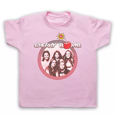 Buy Cherry Bomb Unofficial The Runaways Joan Jett Rock Band Kids Childs T-shirt • 16.99£