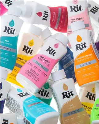 Buy Rit All Purpose Liquid Dye For Cotton, Linen, Silk - Clothing, Shoes & More • 7.99£