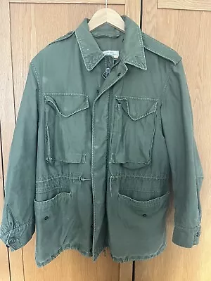 Buy Army OG-107 Field Jacket Wind Resistant Sateen Size Short Small • 49.99£