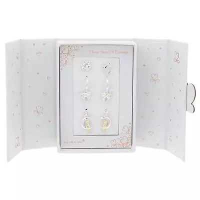 Buy Equilibrium Silver/Gold Plated Earrings Gift Set - Cats • 18.90£