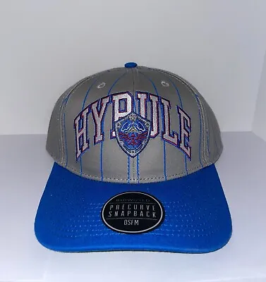 Buy The Legend Of Zelda Hyrule Bioworld Snapback Baseball Cap Grey Blue White Hat • 18.66£