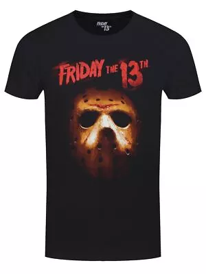 Buy Friday The 13th T-shirt Mask Men's Black • 14.99£