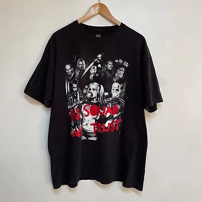 Buy Suicide Squad Mens T Shirt XL Black Crew Neck Short Sleeve • 14.99£