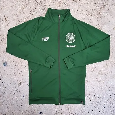 Buy New Balance Celtic Football Jacket  Training Kit Track Top 2018 Size S GREEN • 29.99£