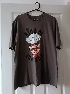 Buy The Muppets, Swedish Chef, King Of The BBQ Brown T-Shirt, Short Sleeve (Size L) • 5£
