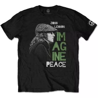 Buy John Lennon Imagine Peace The Beatles Official Tee T-Shirt Mens • 15.99£