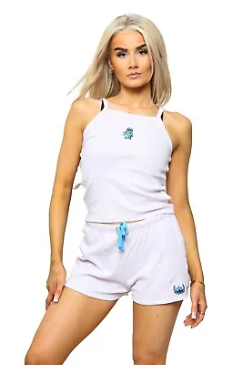 Buy Lilo Stitch Ladies Pyjamas Set Summer Short Night Wear Loungewear Cotton PJs • 8.99£