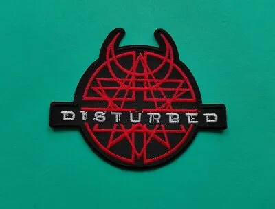 Buy Rock Music Sew / Iron On Embroidered Patch:- Disturbed (a) • 3.69£