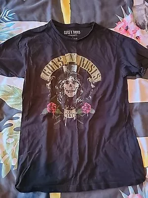 Buy Official Guns N' Roses Black T-Shirt Size L. • 4.99£