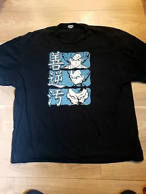 Buy Dragon Ball Z T Shirt Adult 3XL Black Goku Vegita Retro Graphic Print Tee XXXL • 19.99£