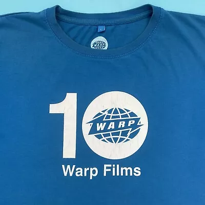 Buy Warp Films 10th Anniversary T Shirt Tee Warp Records Aphex Twin Vintage 90s 00s • 49£
