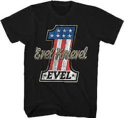 Buy Evel Knievel Evelone Flag Usa America Bike Stunt Motorcycle Rider T Tee Shirt • 33.49£