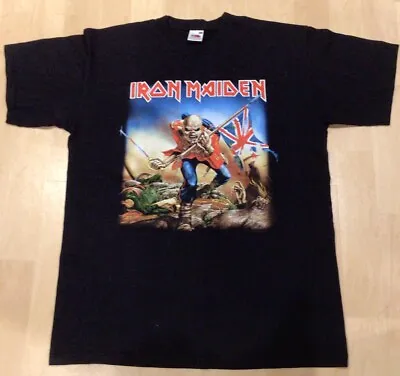 Buy Iron Maiden The Trooper Black T-shirt Size Medium New • 14.59£