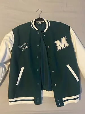 Buy Women’s Baseball Jacket “M” Minnesota College Oversized Varsity Jacket - M • 35£