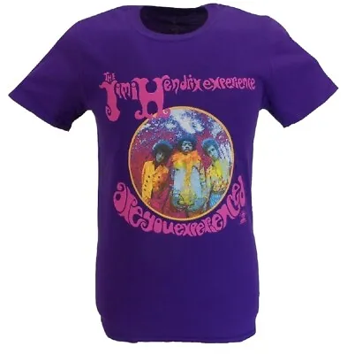 Buy Mens Purple Official Jimi Hendrix 'Are You Experienced T Shirt • 16.99£