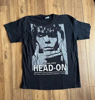 Buy Vintage Julian Cope Y2K HEAD ON Book Release T Shirt - XL • 35£