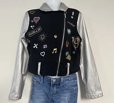 Buy Disney D-signed The Descendants Girls Motto Style Jacket Size Xs 6 • 15.97£