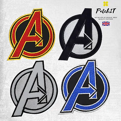 Buy Avenger Superhero Movie Patch To Iron/ Sew On, Embroidered Cloth Patches,Badge • 2.49£