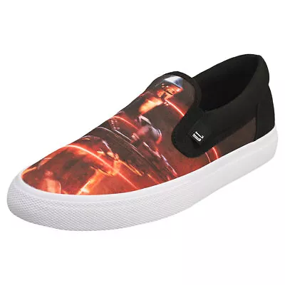 Buy DC Shoes Star Wars Manual Slip Mens Black Red Slip On Shoes • 31.25£