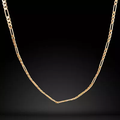 Buy 2MM Men's Jewelry Gold Rope Chain Rope Chain Necklace Golden Necklace Male • 8.15£