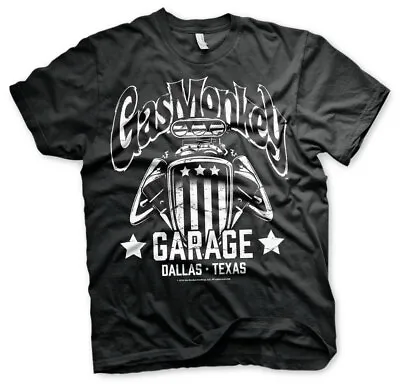 Buy Gas Monkey Garage T-Shirt American Engine GMG Fast N Loud Official Black • 8.21£