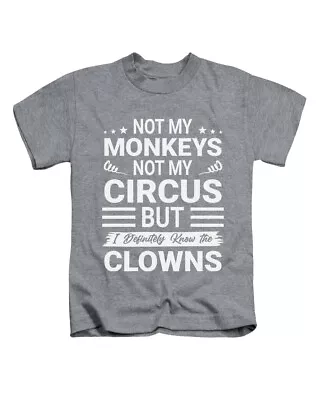 Buy Not My Monkeys Not My Circus Adults T-Shirt Funny Fun Tee Top Gift New • 8.99£