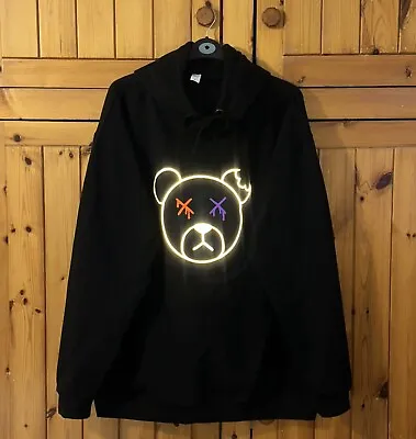 Buy Men’s Teddy Bear Hoodie Black Size M Custommade • 35£