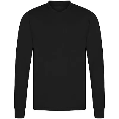 Buy Mens Long Sleeve T-Shirts Running Top Lightweight Gym Sports Active Wear Fitness • 12.99£
