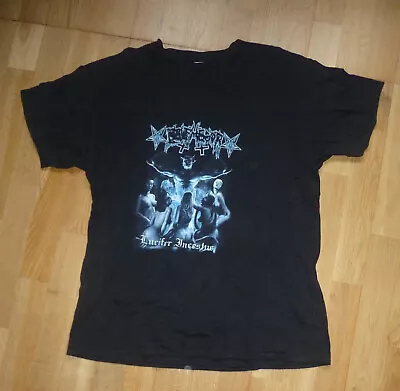 Buy Belphegor – Lucifer Incestus T-Shirt Gr. Ca L In Schwarz No Sweatshirt, Kapu • 7.76£