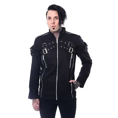 Buy Chemical Black Tonik Jacket Black Mens Goth Emo Punk Alternative • 68.95£