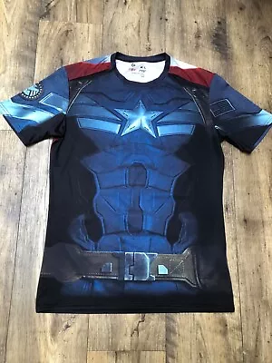 Buy Men's Cody Lundin Captain America Compression Shirt, Size XL, • 5.99£