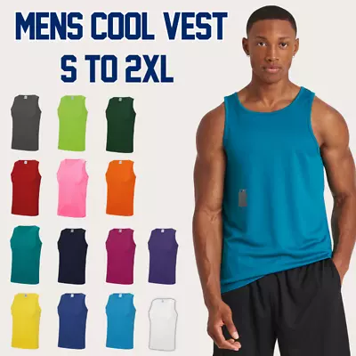 Buy Men's Vests, Gym Training And Sports Cool Vests, UVF 30+ UV Protection Vest • 4.50£