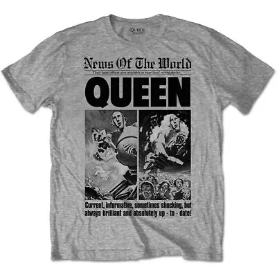 Buy T-Shirt # S Grey Unisex # News Of The World 40Th Front Page T-Shirt NEW • 21.48£