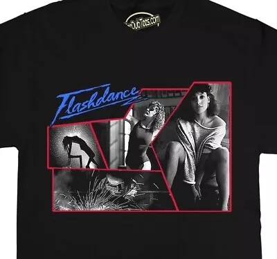 Buy Flasdance T-shirt For The 80s Classic Flash Dance Movie Film Fan Tee Tshirt • 22.95£