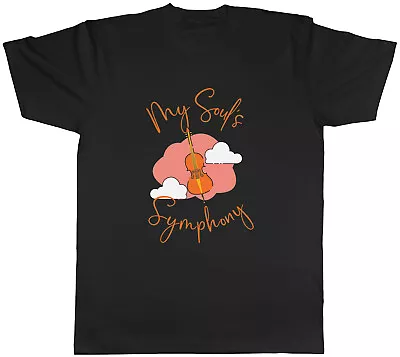 Buy Cello Instrument Mens T-Shirt My Soul's Symphony Music Tee Gift • 8.99£