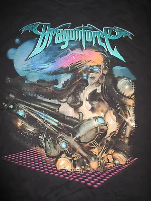 Buy 2008 British Power Metal Band DragonForce Ultra Beatdown Concert Tour (XL) Shirt • 43.39£