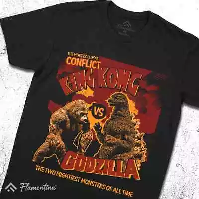 Buy Kaiju Monsters Duel T-Shirt Horror King Kong Godzilla Daikaiju Gamera Japan P976 • 9.99£