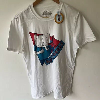 Buy Adventure Time T Shirt White Mens Medium New • 3£