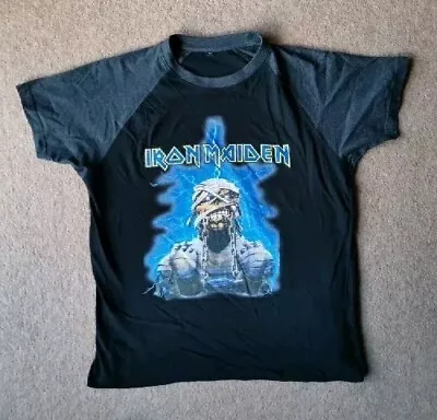 Buy Iron Maiden Powerslave Mummy Raglan T-shirt Medium • 10£