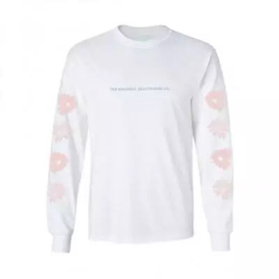 Buy Genuine The National Skateboard Co. Flower Long Sleeve T-Shirt - White • 23.99£